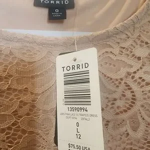 torrid | Dresses | Torrid Pink Lace Trapeze Knee Length Dress | Poshmark